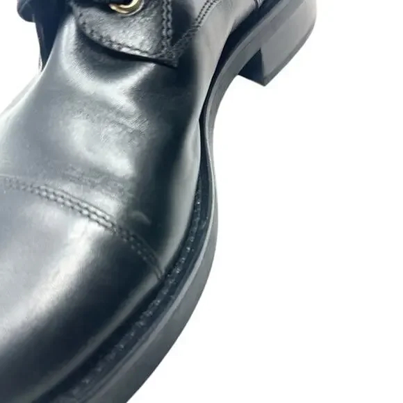 Louis Vuitton Wonderland Ranger Leather Combat Moto Boots Black Size 38 - Picture 11 of 11